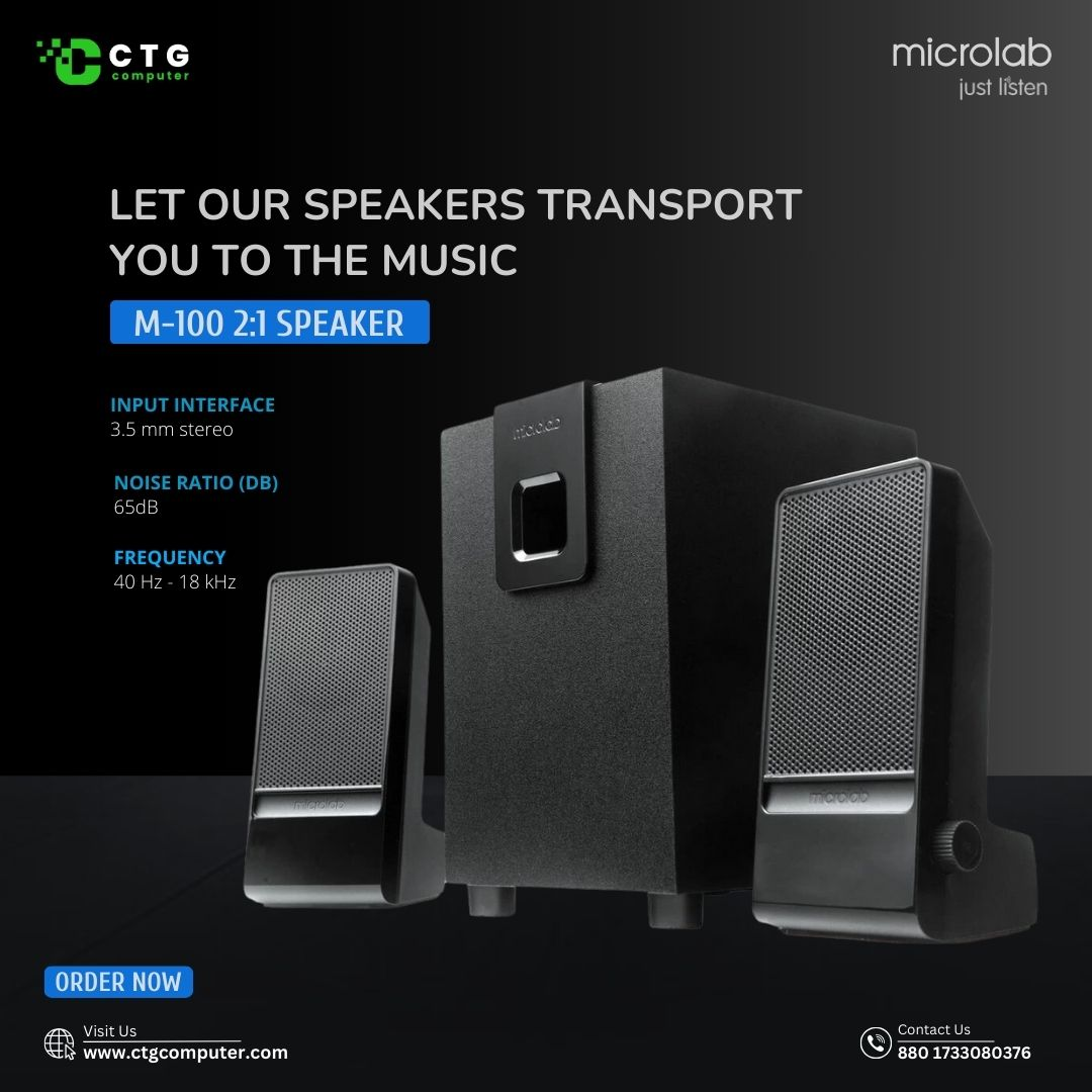 Microlab M100 2.1 Multimedia Speaker