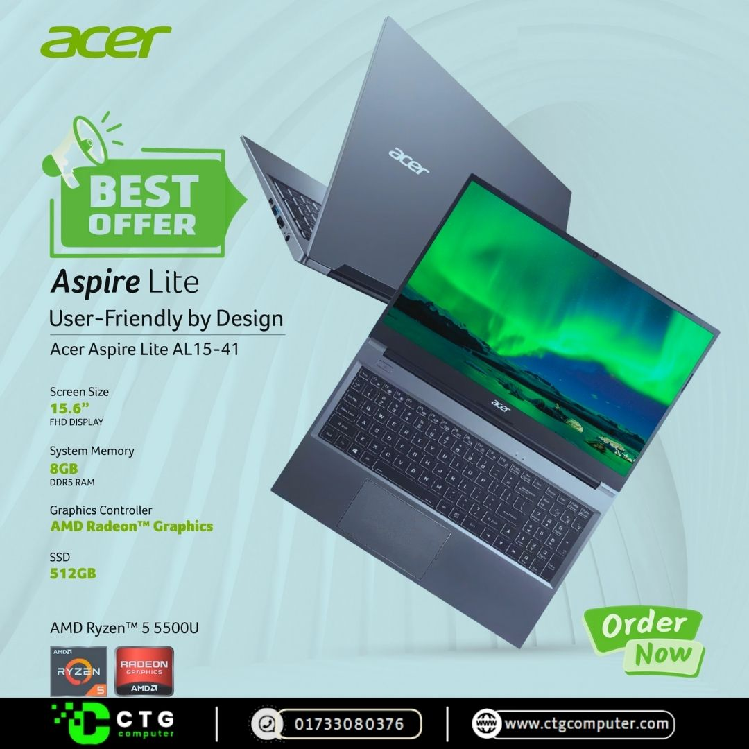 Aspire Lite AL15-41 AMD Ryzen 5
