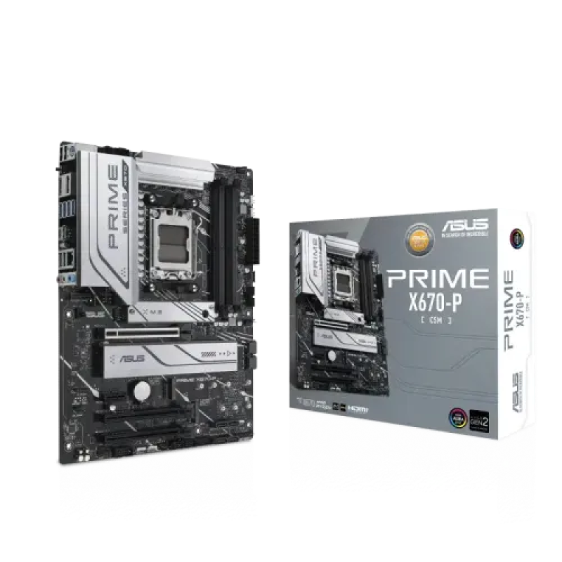 Asus PRIME X670-P-CSM DDR5 AM5 ATX Motherboard