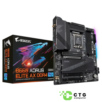 GIGABYTE B660 AORUS ELITE AX DDR4 12th Gen ATX Motherboard