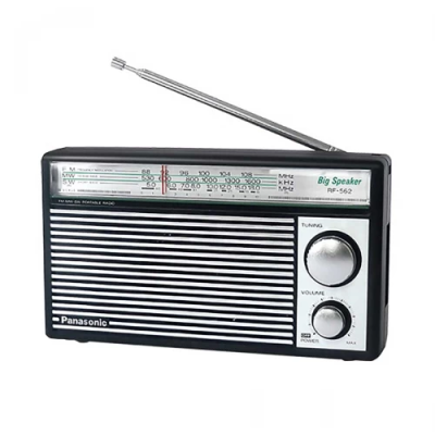 Panasonic RF-562DD,RF-562DD2 FM MW SW Portable Radio With Carrying Case