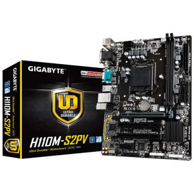 GIGABYTE GA-H110M S2PV DDR4 6th Gen Motherboard