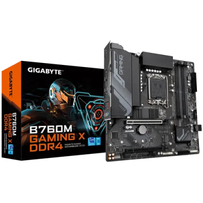 GIGABYTE B760M GAMING X DDR4 13th and 12th Gen Intel mATX Motherboard