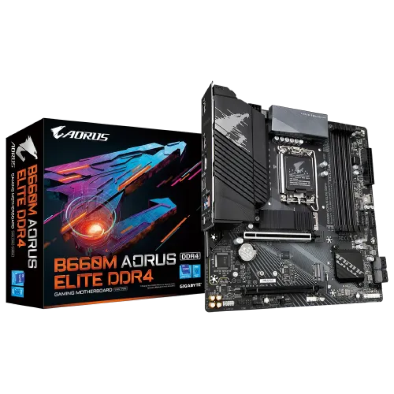 GIGABYTE B660M AORUS ELITE DDR4 12th Gen Micro ATX Motherboard