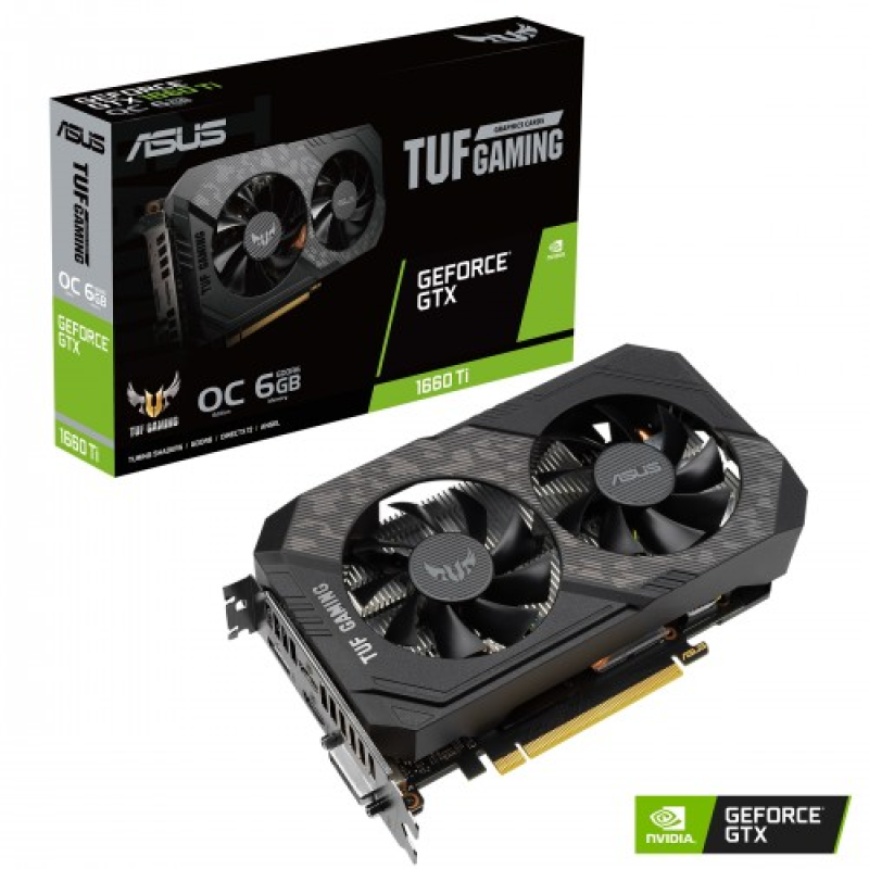 ASUS TUF Gaming GeForce GTX 1660 Ti EVO TOP Edition 6GB GDDR6 Graphics Card