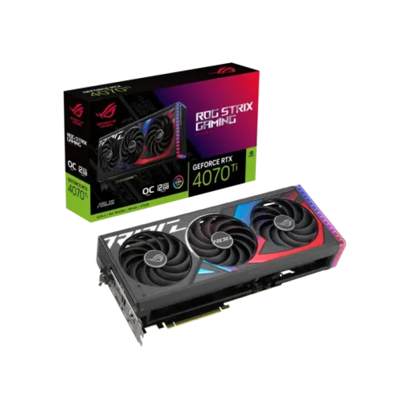ASUS ROG Strix GeForce RTX 4070 Ti 12GB GDDR6X OC Edition Graphics Card