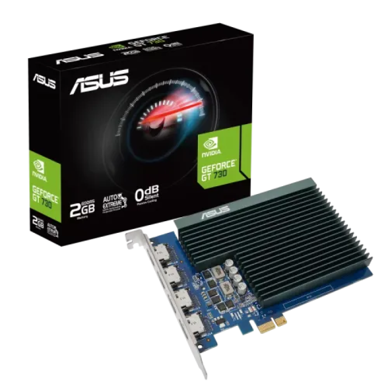 Asus Geforce GT 730 2GB GDDR5 Graphics Card with 4 HDMI Ports