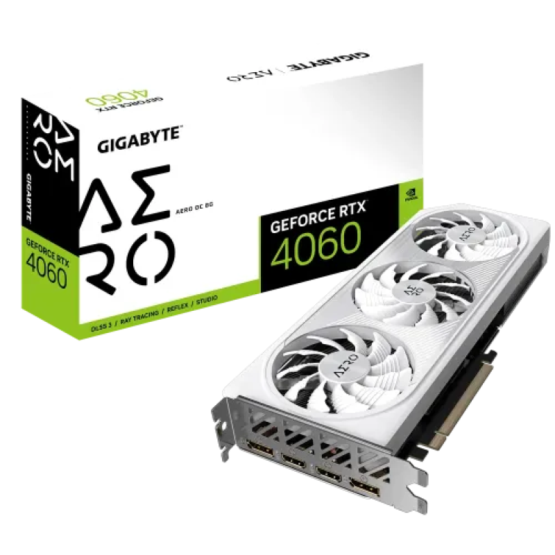 GIGABYTE GeForce RTX 4060 AERO OC 8G GDDR6 Graphics Card