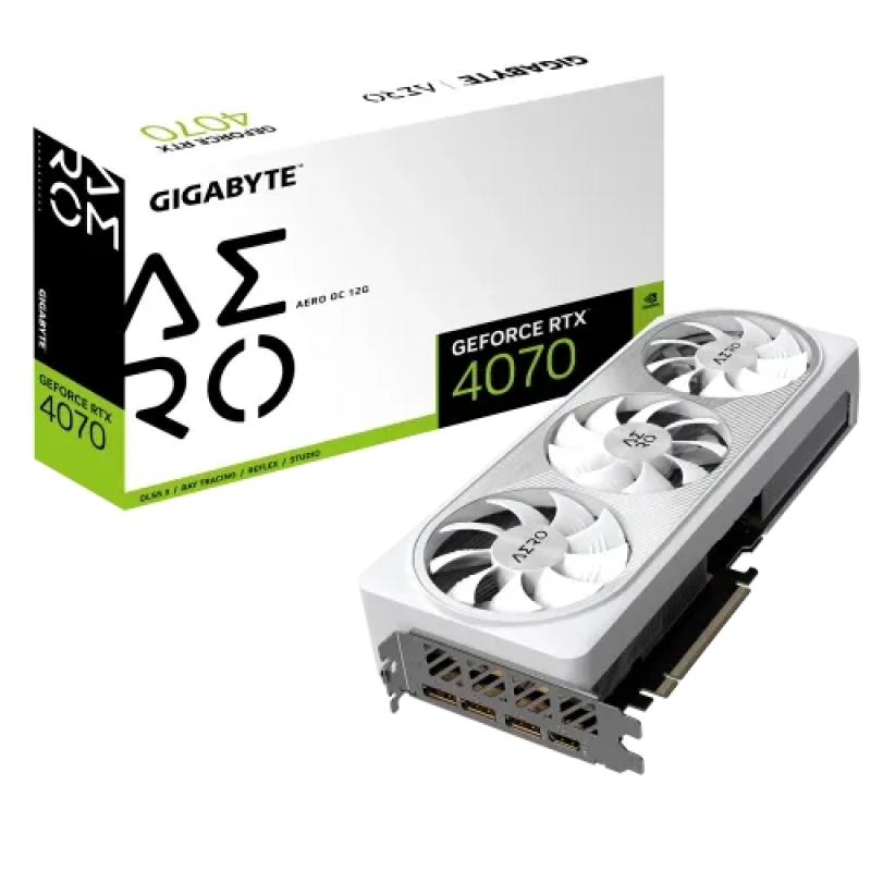 GIGABYTE GeForce RTX 4070 AERO OC 12GB GDDR6X Graphics Card