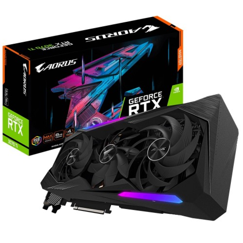 GIGABYTE AORUS GeForce RTX 3070 Ti MASTER 8GB GDDR6X Graphics Card