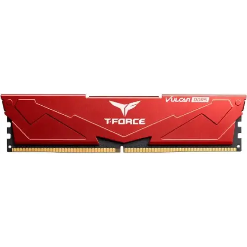 TEAM VULCAN RED 16GB DDR5 5200MHz Gaming Desktop RAM