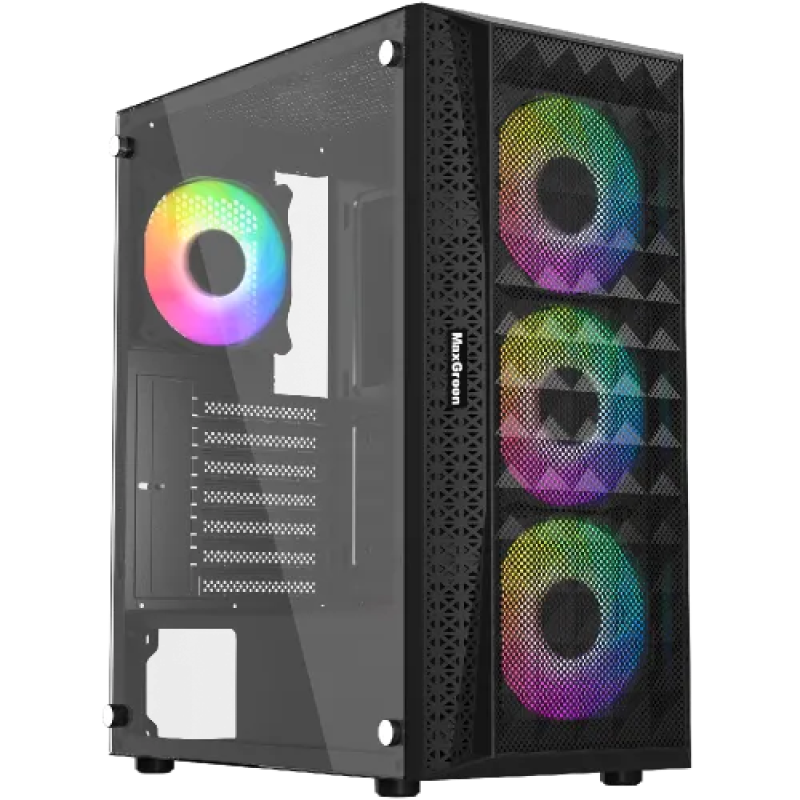 MaxGreen 2616 Mid-Tower ARGB ATX Gaming Case