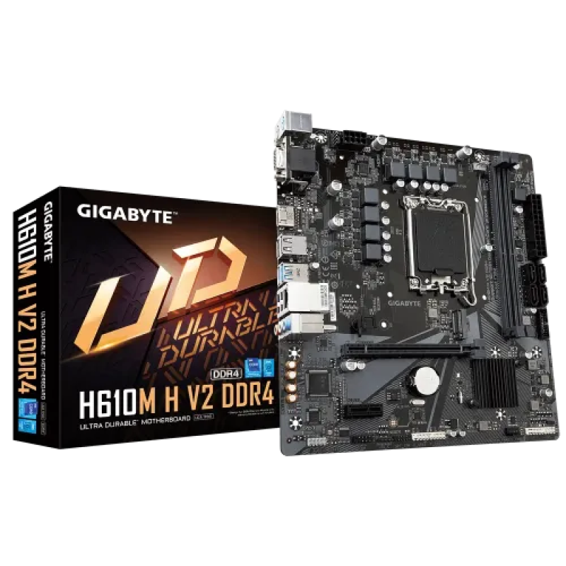GIGABYTE H610M H V2 DDR4 Micro ATX Motherboard