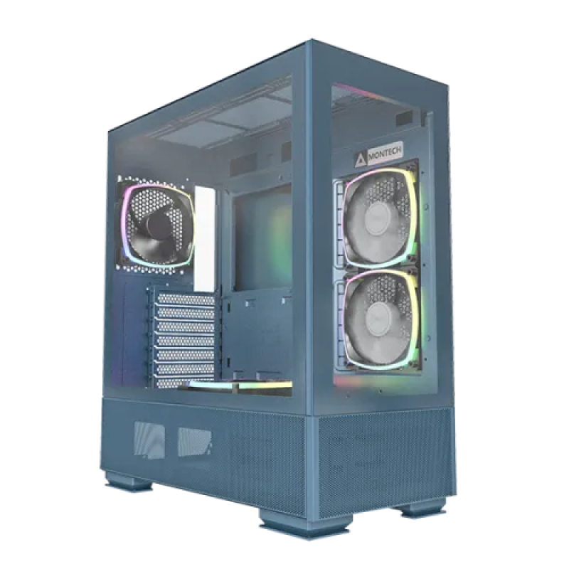 Montech SKY TWO Blue ATX Mid-Tower Casing