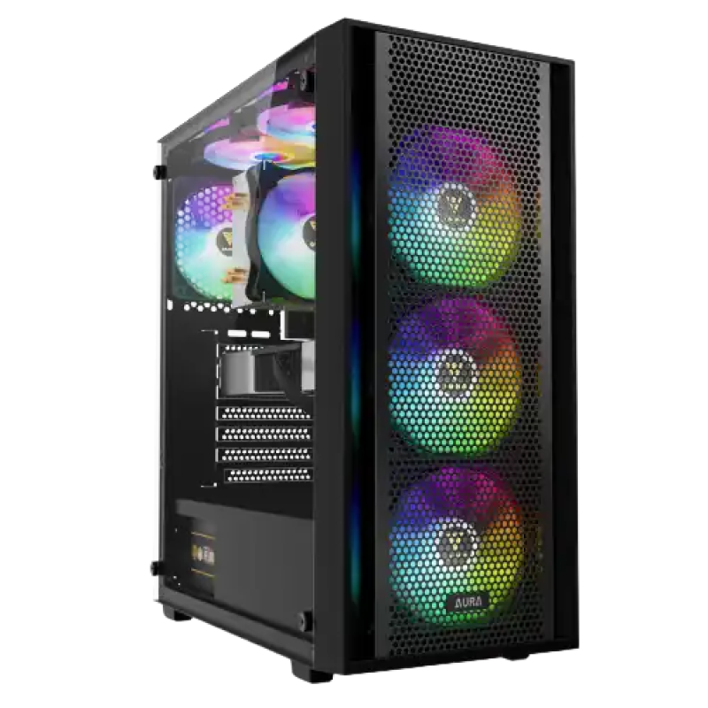 Gamdias AURA GC2 ELITE Perforated RGB Mid-Tower Casing