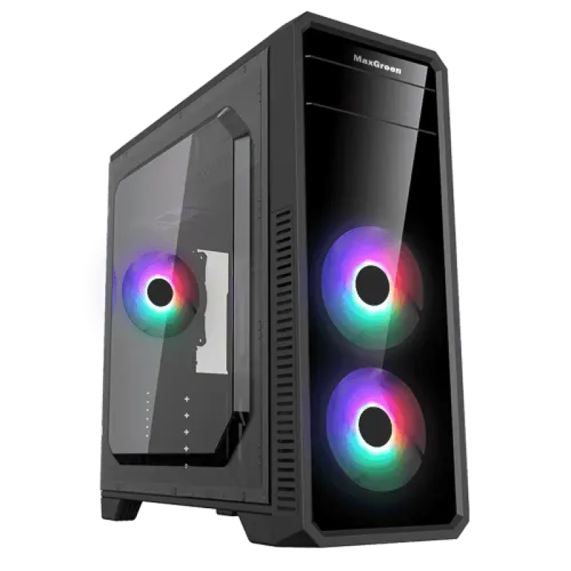 MaxGreen G561-F Mid Tower Window ATX Gaming Case