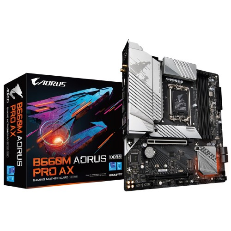 GIGABYTE B660M Aorus Pro AX DDR5 Micro ATX Motherboard