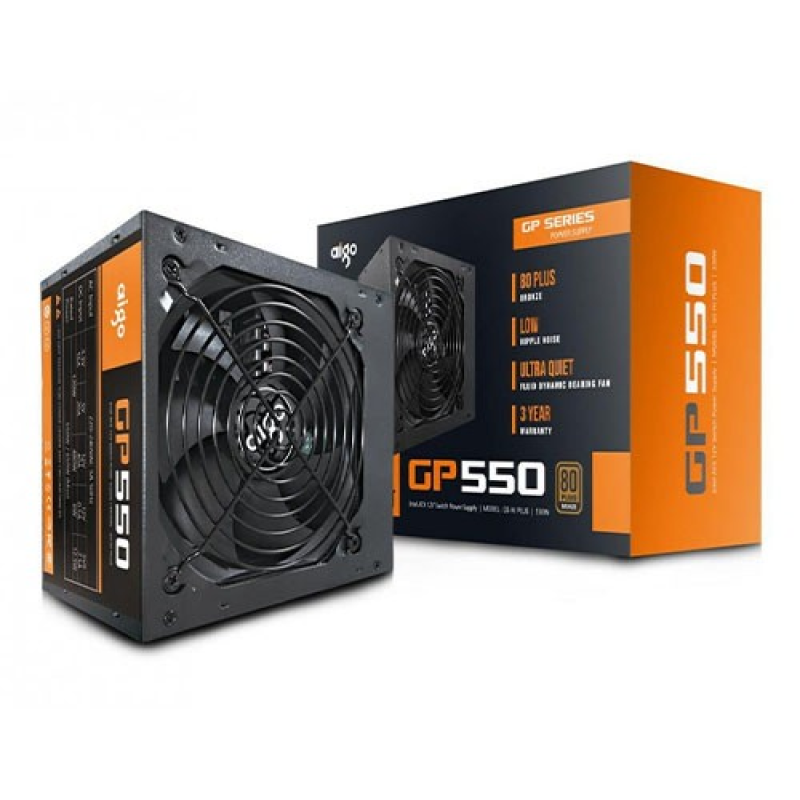 Aigo GP550 550W Active Power 80 plus Bronze Power Supply