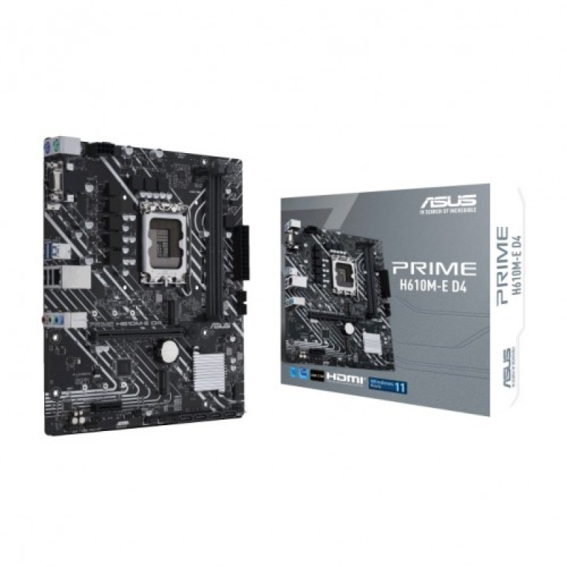 ASUS PRIME H610M-E D4 mATX Motherboard