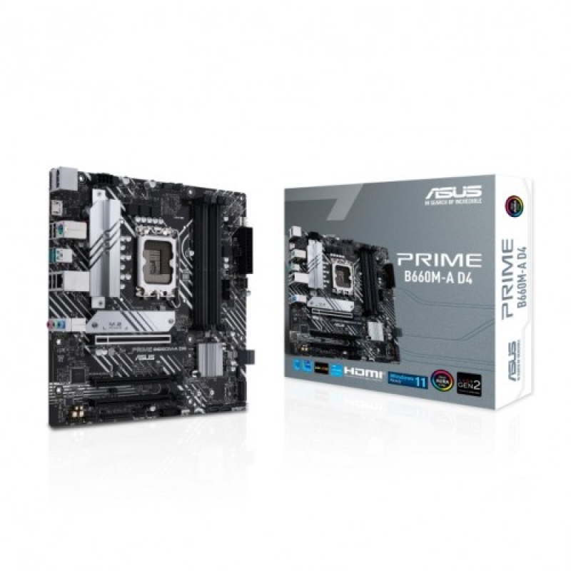 ASUS PRIME B660M-A D4 Micro ATX Motherboard