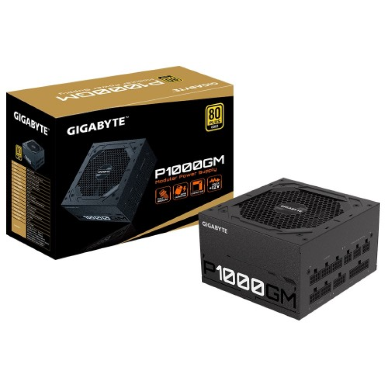 GIGABYTE P1000GM 1000W 80 PLUS Gold Certified Power Supply