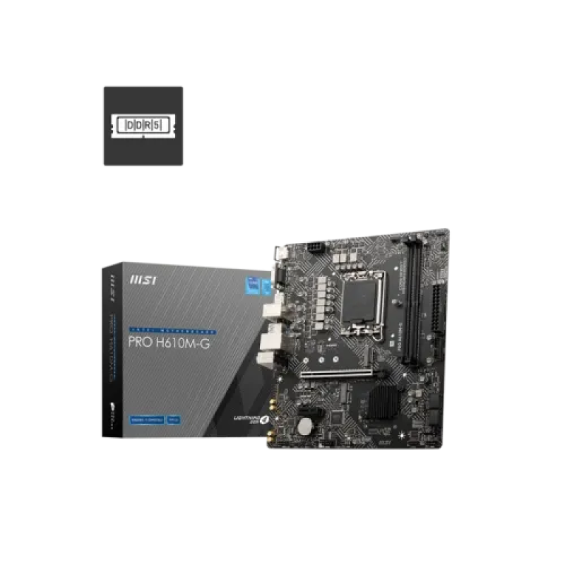 MSI PRO H610M-G DDR5 mATX Motherboard