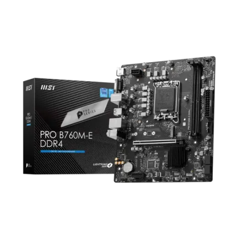 MSI PRO B760M-E DDR4 mATX Motherboard
