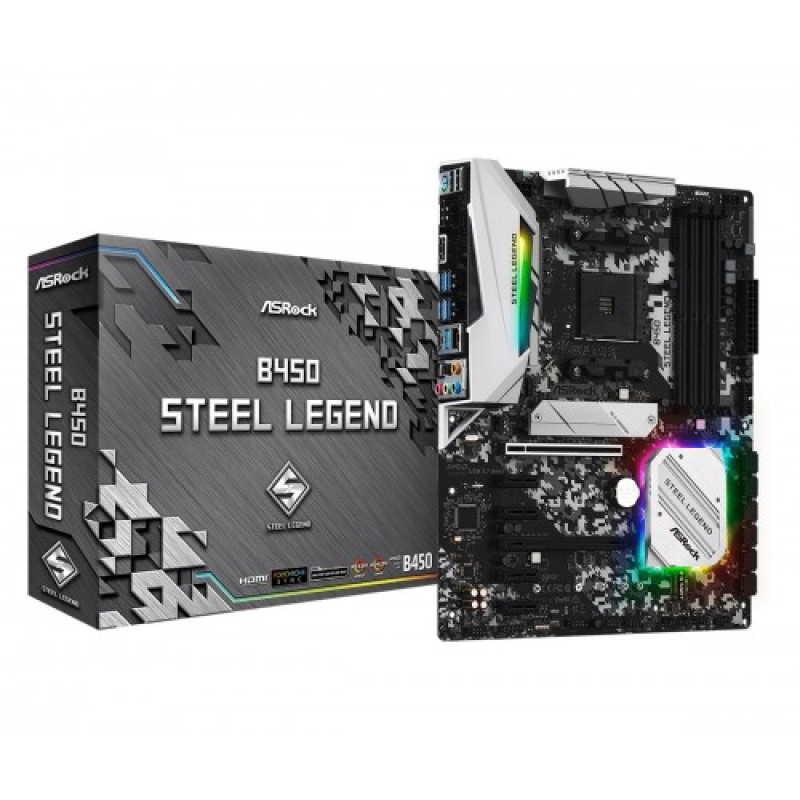 Asrock B450 Steel Legend Amd Motherboard